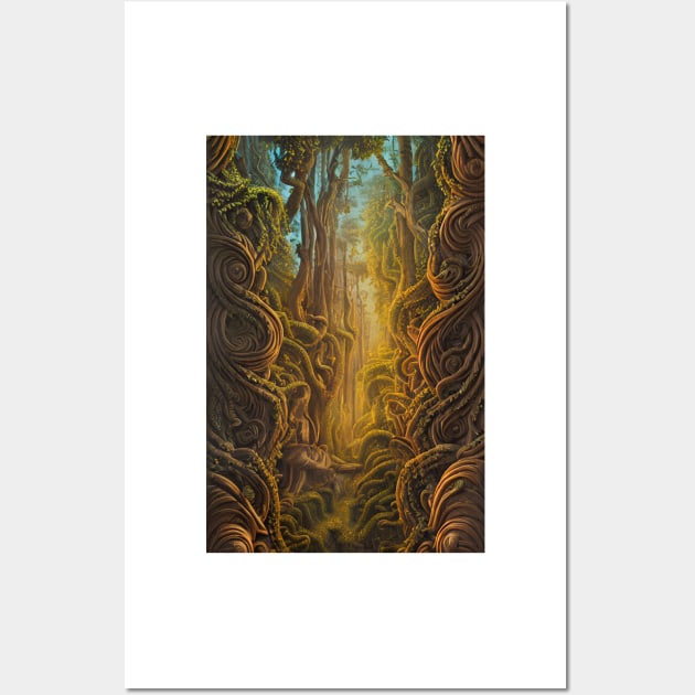 Enchanted Forest 006 Wall Art by PurplePeacock